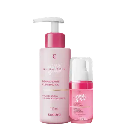 Imagem do produto Kit Eudora Niina Skin Hidragel + Demaquilante (2 Produtos)