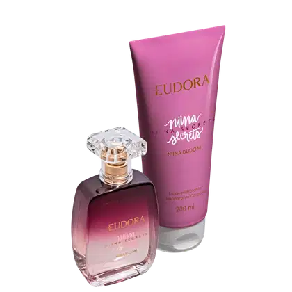 Imagem do produto Conjunto Niina Secrets Bloom Eudora Feminino - Desodorante Colônia 100ml + Loção Hidratante Desodorante 200ml