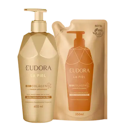 Imagem do produto Kit Eudora La Piel Âmbar Dourado com Refil (2 Produtos)