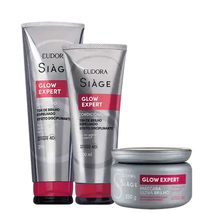 Imagem do produto Kit Eudora Siàge Glow Expert (3 Produtos)