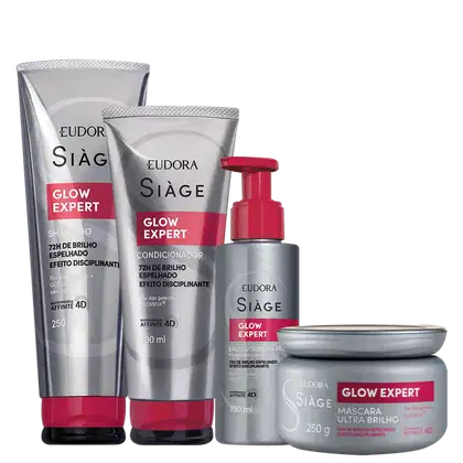Imagem do produto Kit Eudora Siàge Glow Expert Quarteto (4 Produtos)