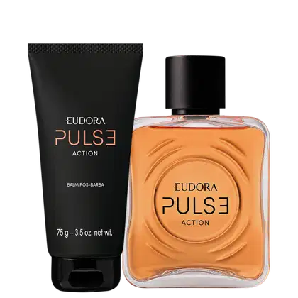 Imagem do produto Combo Eudora Pulse Action: Desodorante Colônia 100ml + Balm Pós-Barba 75g