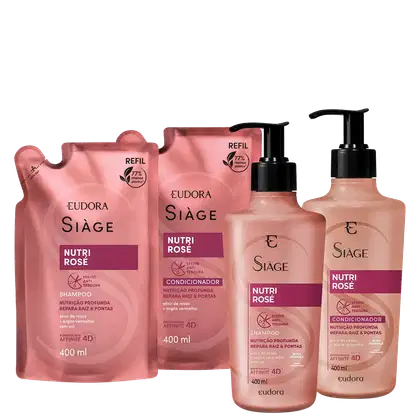 Imagem do produto Kit Eudora Siàge Nutri Rosé (4 Produtos)