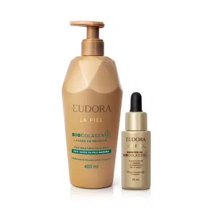 Imagem do produto Combo La Piel: Sérum Corporal Booster de Biocolágeno 25ml + Hidratante Corporal 400ml