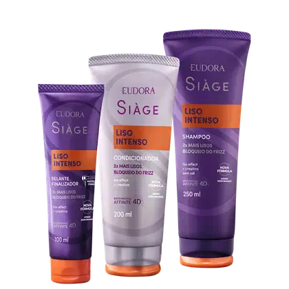 Imagem do produto Kit Eudora Siàge Liso Intenso Triplo (3 Produtos)
