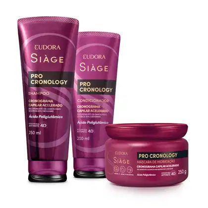 Imagem do produto Kit Eudora Siàge Pro Cronology Trio (3 Produtos)