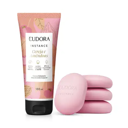 Imagem do produto Kit Eudora Instance Cereja e Amêndoas (5 Produtos)