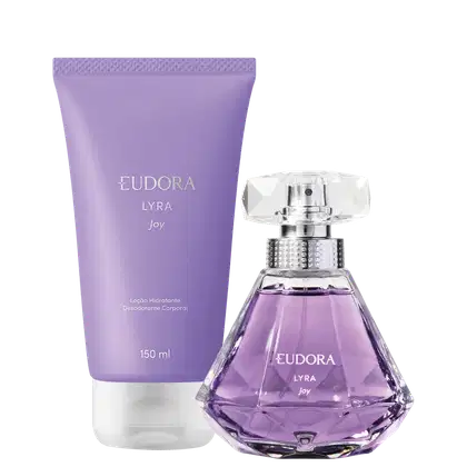 Imagem do produto Conjunto Lyra Joy Eudora Feminino - Desodorante Colônia 75ml + Loção Hidratante Desodorante 150ml