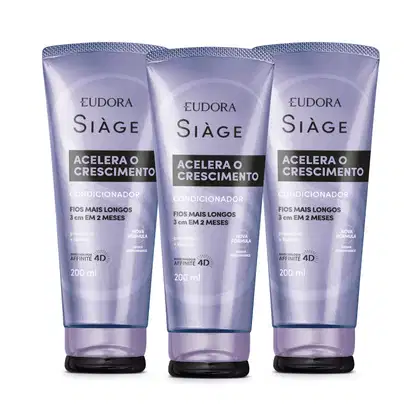 Imagem do produto Combo Siàge Acelera o Crescimento: Condicionador 3x200ml