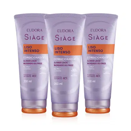 Imagem do produto Combo Condicionador Siàge Liso Intenso 3x 200ml