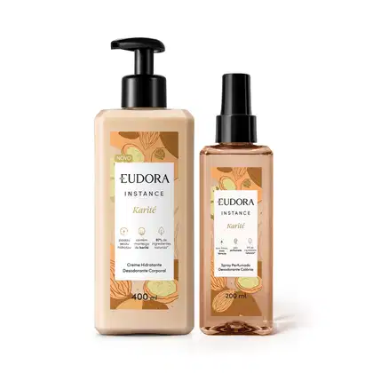 Imagem do produto Combo Instance Karité: Loção Corporal 400ml + Spray Corporal 200ml
