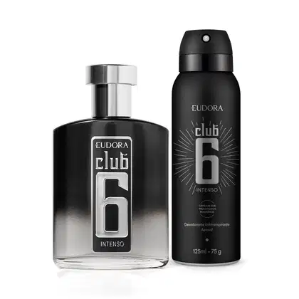 Imagem do produto Combo Eudora Club 6 Intenso: Desodorante Colônia 95ml + Desodorante Antitranspirante 125ml/75g