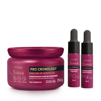 Imagem do produto Kit Eudora Siàge Pro Cronology Trio Intensivo (3 Produtos)