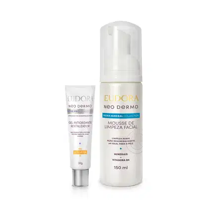 Imagem do produto Combo Neo Dermo: Mousse de Limpeza Facial 150ml + Gel Antioxidante Revitalizador 10% Vitamina C