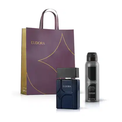 Imagem do produto Combo Presente Eudora H: Desodorante Colônia 100ml + Desodorante Antitranspirante 125ml/75g + Sacola M
