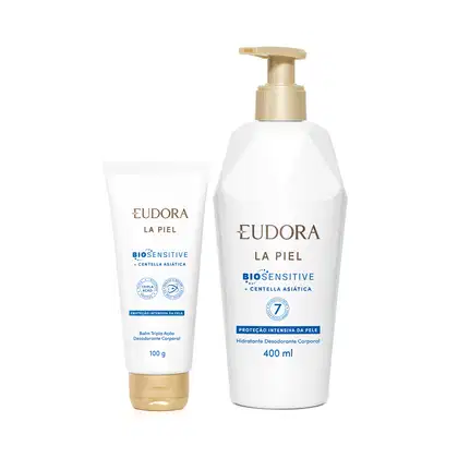 Imagem do produto Combo La Piel Biosensitive + Centella Asiática: Hidratante Corporal 400ml + Balm Tripla Ação 100g
