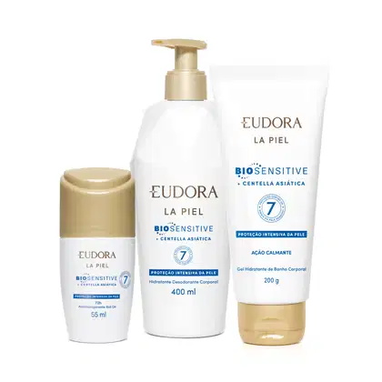 Imagem do produto Kit Eudora La Piel Biosensitive Trio (3 Produtos)