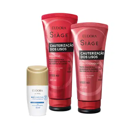 Imagem do produto Combo Shampoo Siàge 250ml + Condicionador Siàge 250ml + Antitranspirante La Piel 55ml