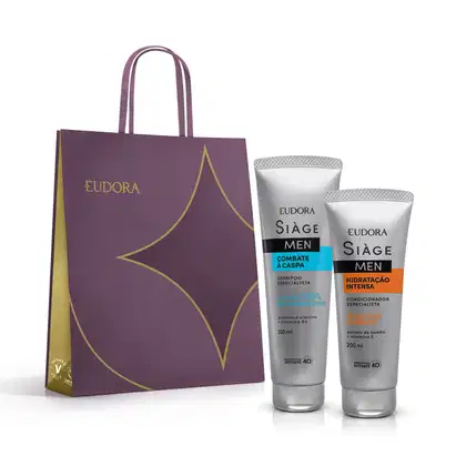 Imagem do produto Kit Eudora Siàge Men Hidratação Intensa e Combate à Caspa (3 Produtos)