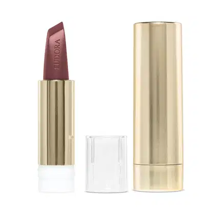 Imagem do produto Combo Sofisitcada e Confiante: Batom Marrom 3,4g + Case Dourado