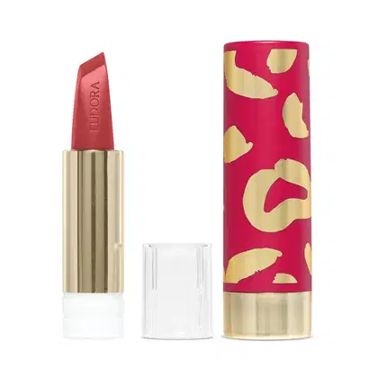 Imagem do produto Combo Glamourosa e Destemida: Batom Alaranjado 3,4g + Case Rosa
