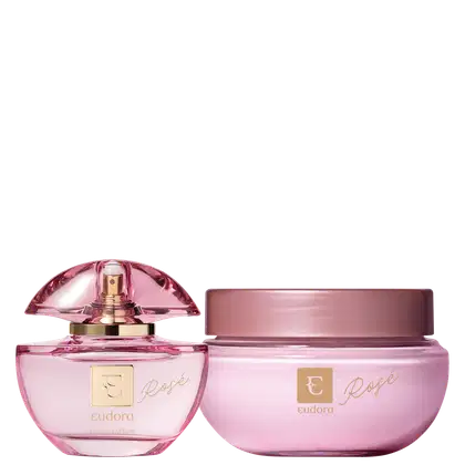 Imagem do produto Conjunto Rosé Eudora Feminino - Eau de Parfum 75ml + Creme Desodorante Hidratante Corporal 250g