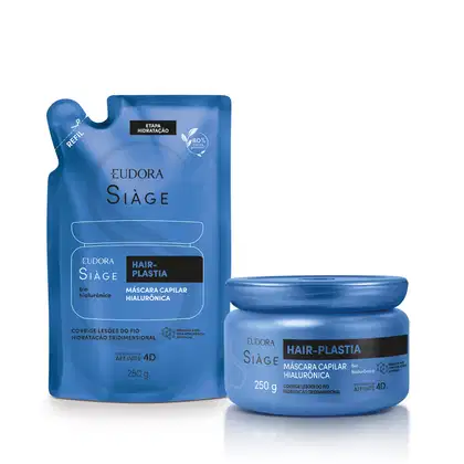 Imagem do produto Combo Siàge Hair-Plastia Reparos: Máscara Capilar 250g + Refil Máscara Capilar 250g
