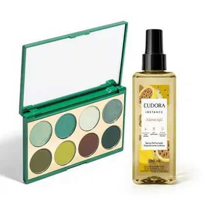 Imagem do produto Combo Paleta de Sombra Niina Secrets 5,6g + Spray Perfumado Instance Maracujá 200ml