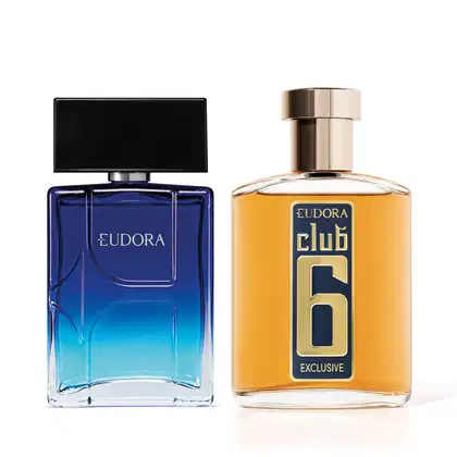 Imagem do produto Combo Desodorante Colônia: Eudora H Flow Desodorante Colônia 100ml  + Club 6 Exclusive Desodorante Colônia 95ml