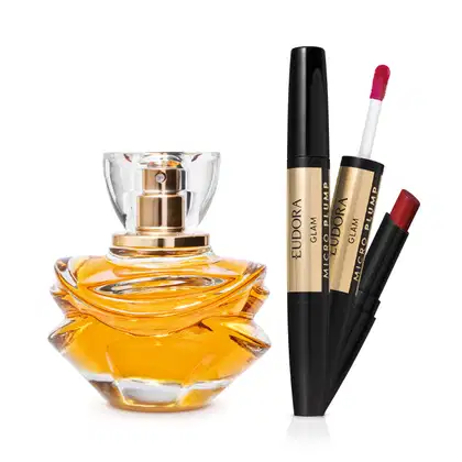 Imagem do produto Combo Eudora Magnific Audaz Eau de Parfum 75ml + Batom 1,8g