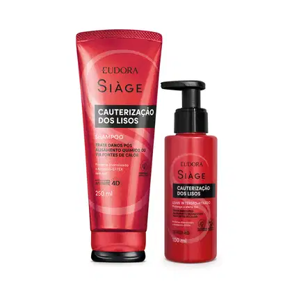 Imagem do produto Combo Siàge Cauterização dos Lisos: Shampoo 250ml + Leave-in Capilar 100ml