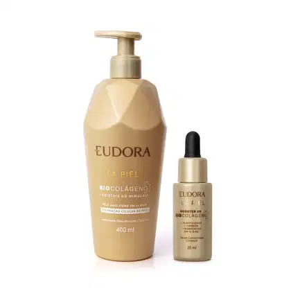 Kit Eudora La Piel: Sérum Concentrado Corporal 25ml + Hidratante Desodorante Corporal 400ml