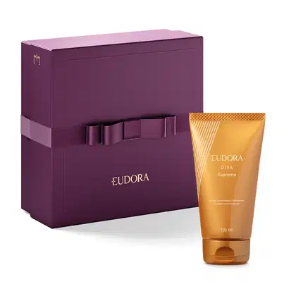 Imagem do produto Combo Dia das Mães: Loção Iluminadora Diva Suprema 150ml + Caixa Presenteável Tamanho M