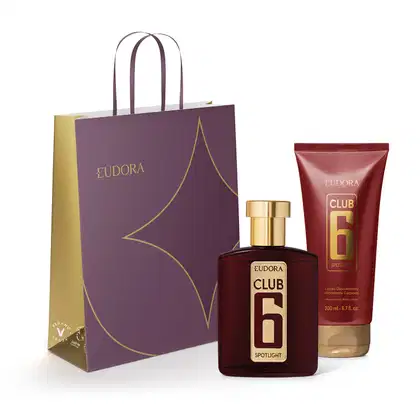 Imagem do produto Combo Club 6 Spotlight presente: Desodorante Colônia 95ml + Loção Hidratante Corporal 200ml + Sacola