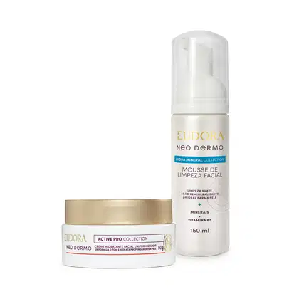 Imagem do produto Combo Neo Dermo: Hidratante Uniformizador Active Pro 50g + Mousse Micelar 150ml