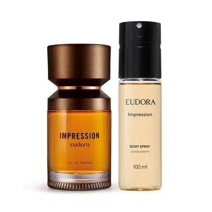 Imagem do produto Conjunto Impression Eudora - Eau De Parfum 100ml + Body Spray 100ml