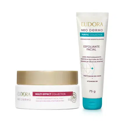 Imagem do produto Combo Neo Dermo:  Esfoliante Facial Purific  75g + Creme Hidratante Facial Multi Effect 50g