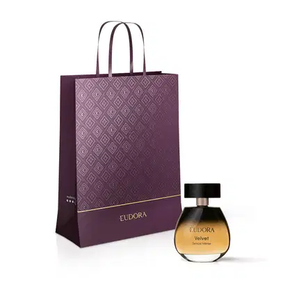 Imagem do produto Combo Eudora Velvet Sensual Intense Desodorante Colônia 100ml + Sacola