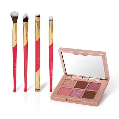 Imagem do produto Combo Niina Secrets: Paleta De Sombras Shine 5,4g + Kit Pinceis Para Olhos