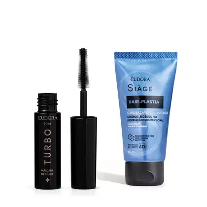 Imagem do produto Combo Máscara De Cílios Soul Turbo 5g + Máscara Capilar Siàge Hair-Plastia 50ml