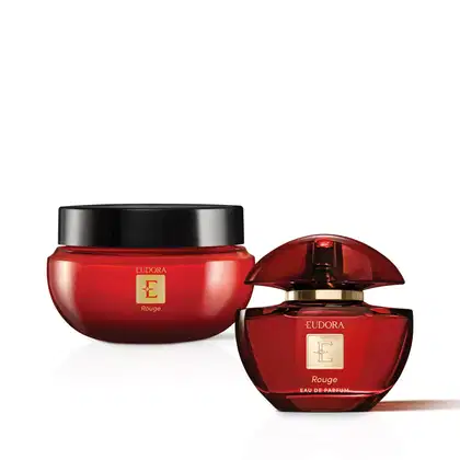Imagem do produto Combo Eudora Rouge: Eau de Parfum 75ml + Creme Desodorante Hidratante Corporal 250g