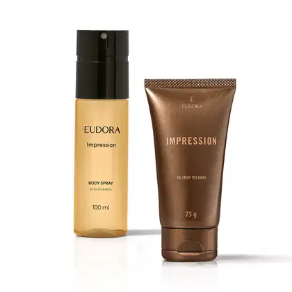 Imagem do produto Combo Impression: Body Spray Desodorante 100ml + Gel Pós Barba 75g