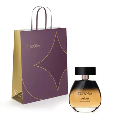 Imagem do produto Combo Dia dos Pais: Eudora Velvet Sensual Desodorante Colônia 100ml + Sacola