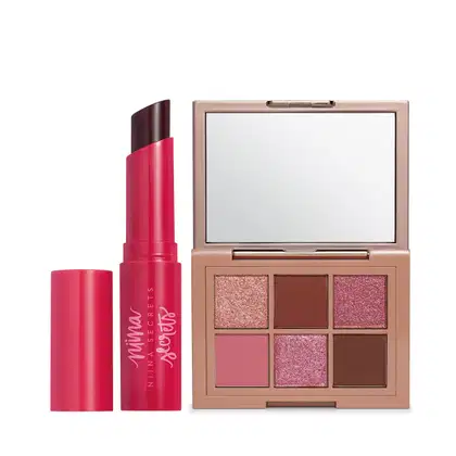 Imagem do produto Combo Niina Secrets: Paleta de Sombras Shine 5,4g + Hidra Balm Vinho 3,2g