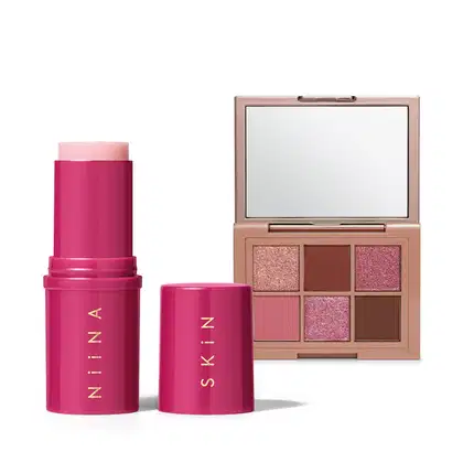Imagem do produto Combo Niina Secrets Skin: Paleta de Sombras Shine 5,4g + Balm Hidratante Facial 15g