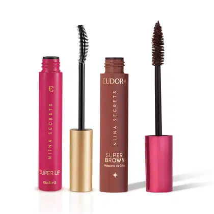 Imagem do produto Combo Niina Secrets: Máscara Para Cílios Super Up 8g + Máscara para Cílios Super Bold 10g