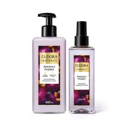 Imagem do produto Combo Instance Ameixa e Praliné: Creme Corporal 400ml + Body Splash 200ml