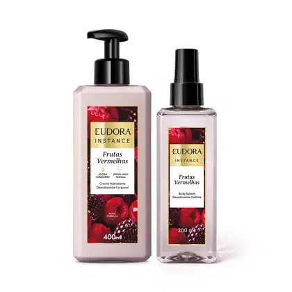 Imagem do produto Combo Instance Frutas Vermelhas: Creme Corporal 400ml + Body Splash 200ml