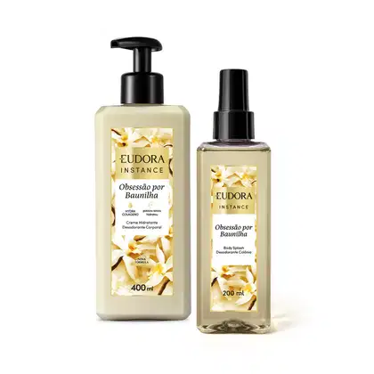 Imagem do produto Combo Instance Baunilha: Creme Corporal 400ml + Body Splash 200ml