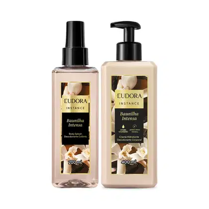 Imagem do produto Combo Instance Baunilha Intensa: Hidratante Desodorante Corporal 400ml + Body Splash 200ml